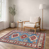 Hand Knotted Kazak Rug 3' 3" x 4' 11" (ft)- No. R37533