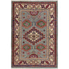 Hand Knotted Kazak Rug 2' 4" x 3' 10" (ft) - No. R37537