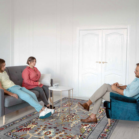 Oriental Sultani Carpet 3' 7" x 5' 10" (ft) - No. R37538