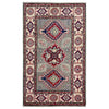 Grey Color Kazak Rug 2' 7" x 4' 4" (ft) - No. R37541