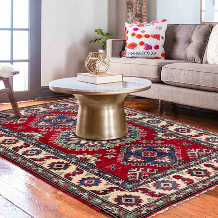 Oriental Kazak Rug 2' 7" x 4' 0" (ft) - No. R37543