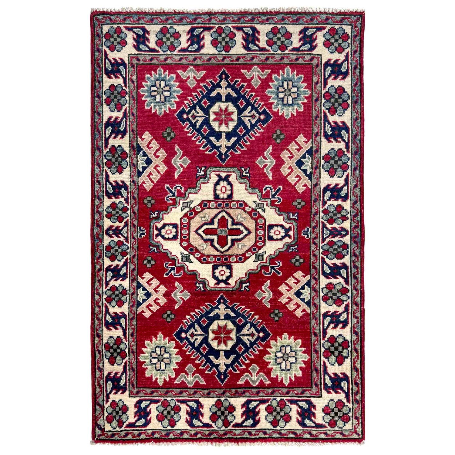 Oriental Kazak Rug 2' 7" x 3' 10" (ft) - No. R37547