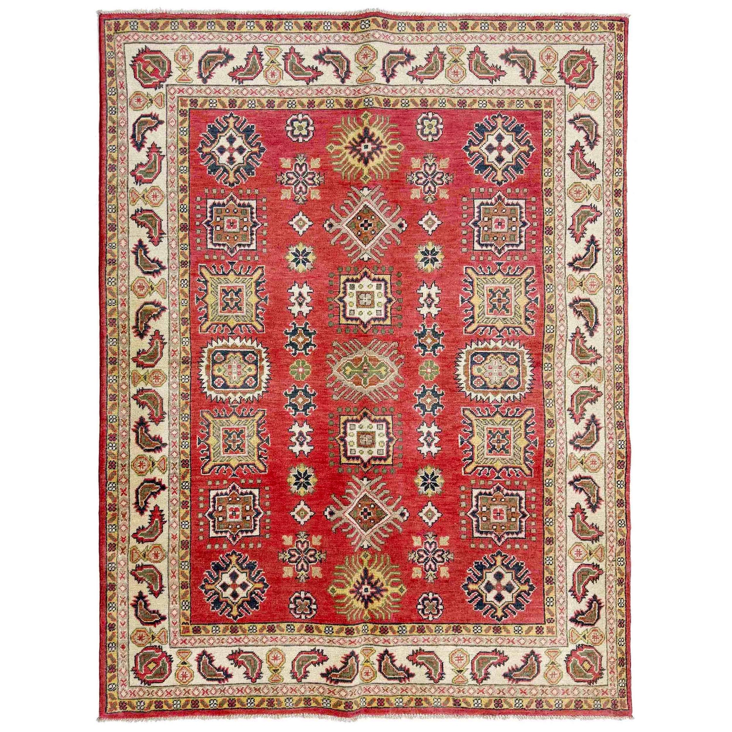 Oriental Kazak Rug 4' 11" x 6' 4" (ft) - No. R37629
