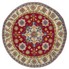 Oriental Kazak Carpet Round Shape 7' 10" x 7' 7" (ft) - No. R37630