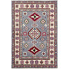 Hand Knotted Kazak Rug 4' 0" x 6' 0" (ft) - No. R37636