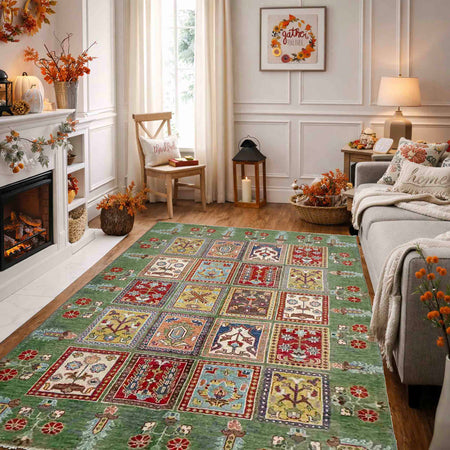 Bakhtiar Handmade Wool Rug 4' 11" x 7' 3" (ft) - No. R37642