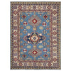 Hand Knotted Kazak Rug 5' 8" x 7' 11" (ft) - No. R37645