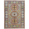 Grey Color Kazak Rug 3' 11" x 5' 8" (ft) - No. R37654