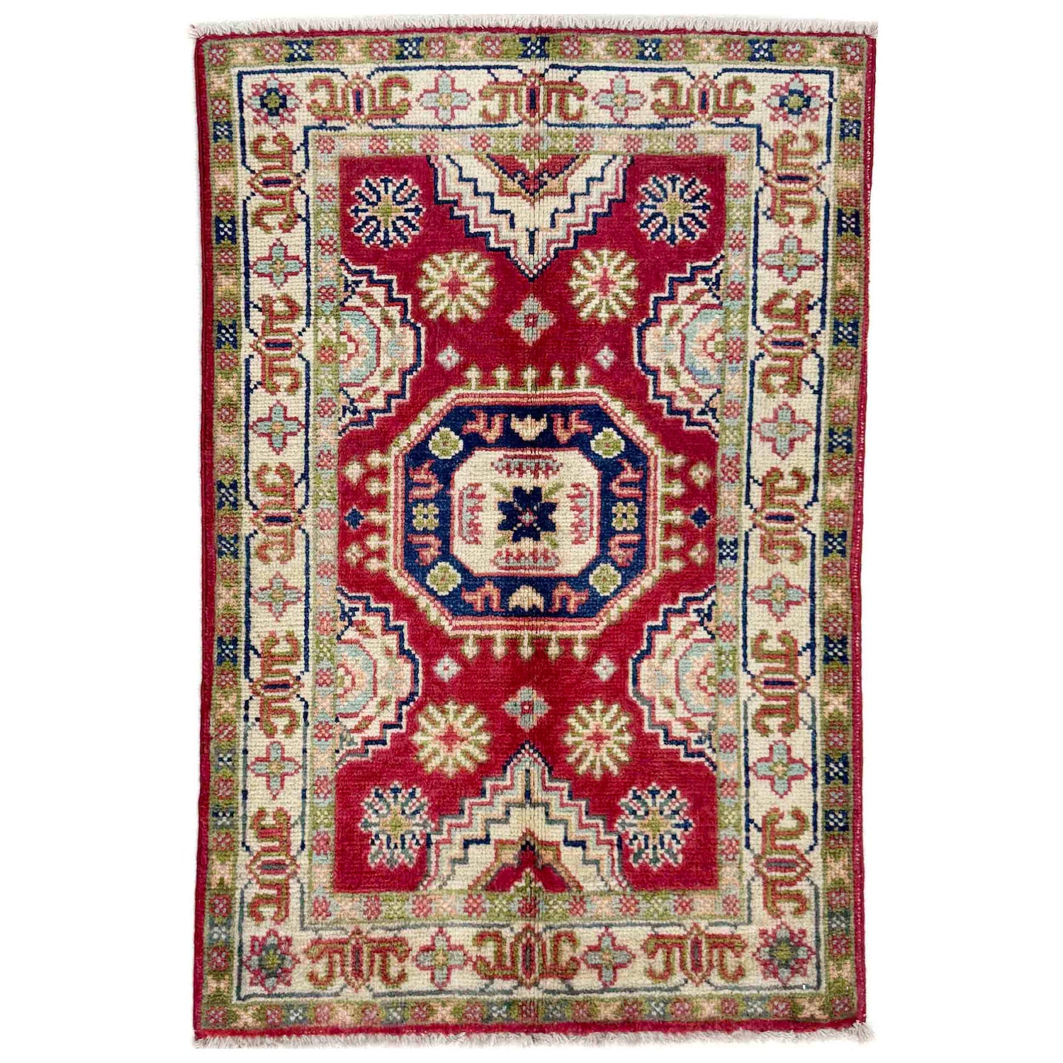 Red Color Kazak Rug 2' 0" x 3' 0" (ft) - No. R37663