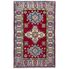 Hand Knotted Kazak Rug 1' 11" x 3' 1" (ft) - No. R37666