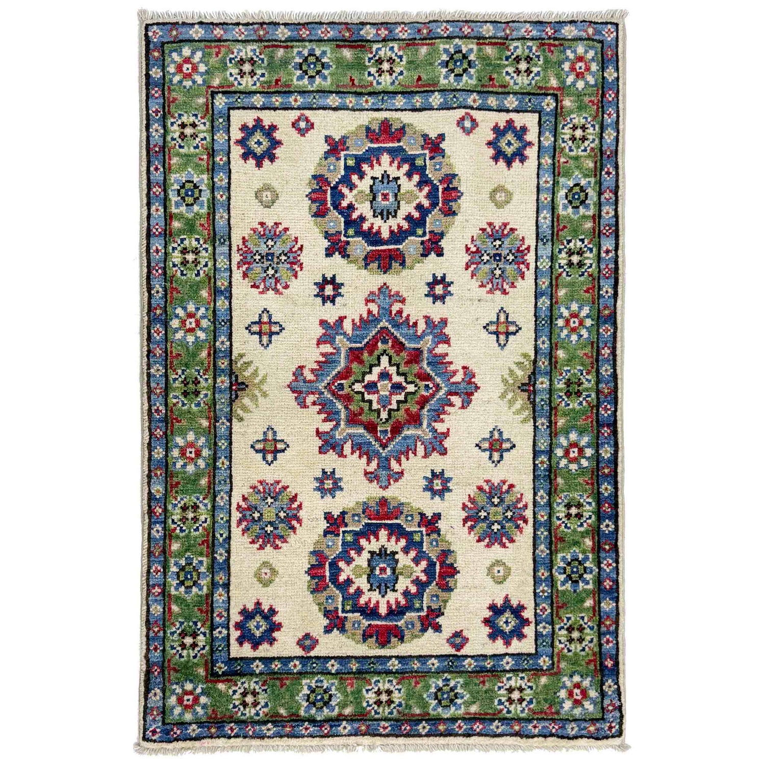 Oriental Kazak Rug 2' 0" x 3' 0" (ft) - No. R37667