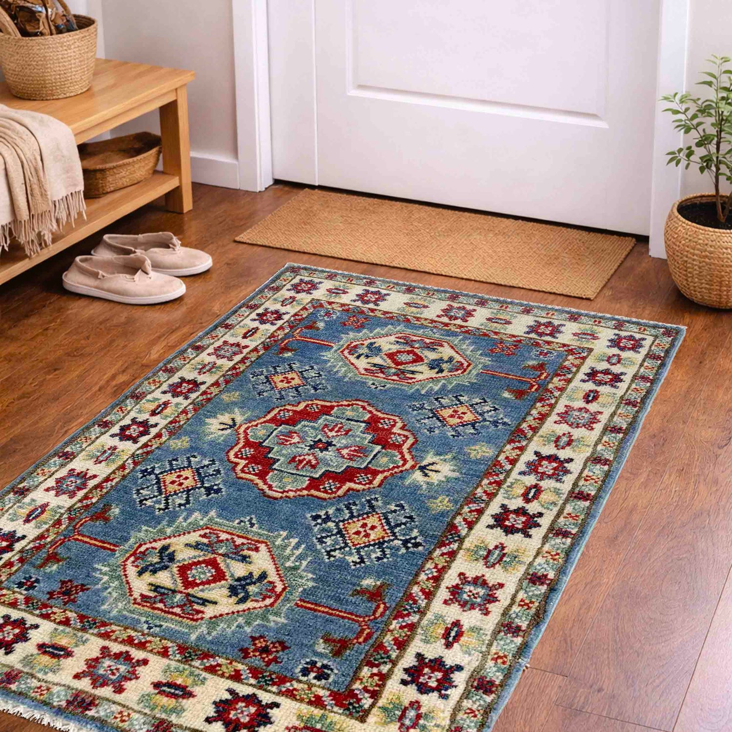 Oriental Kazak Rug 1' 9" x 2' 11" (ft) - No. R37668