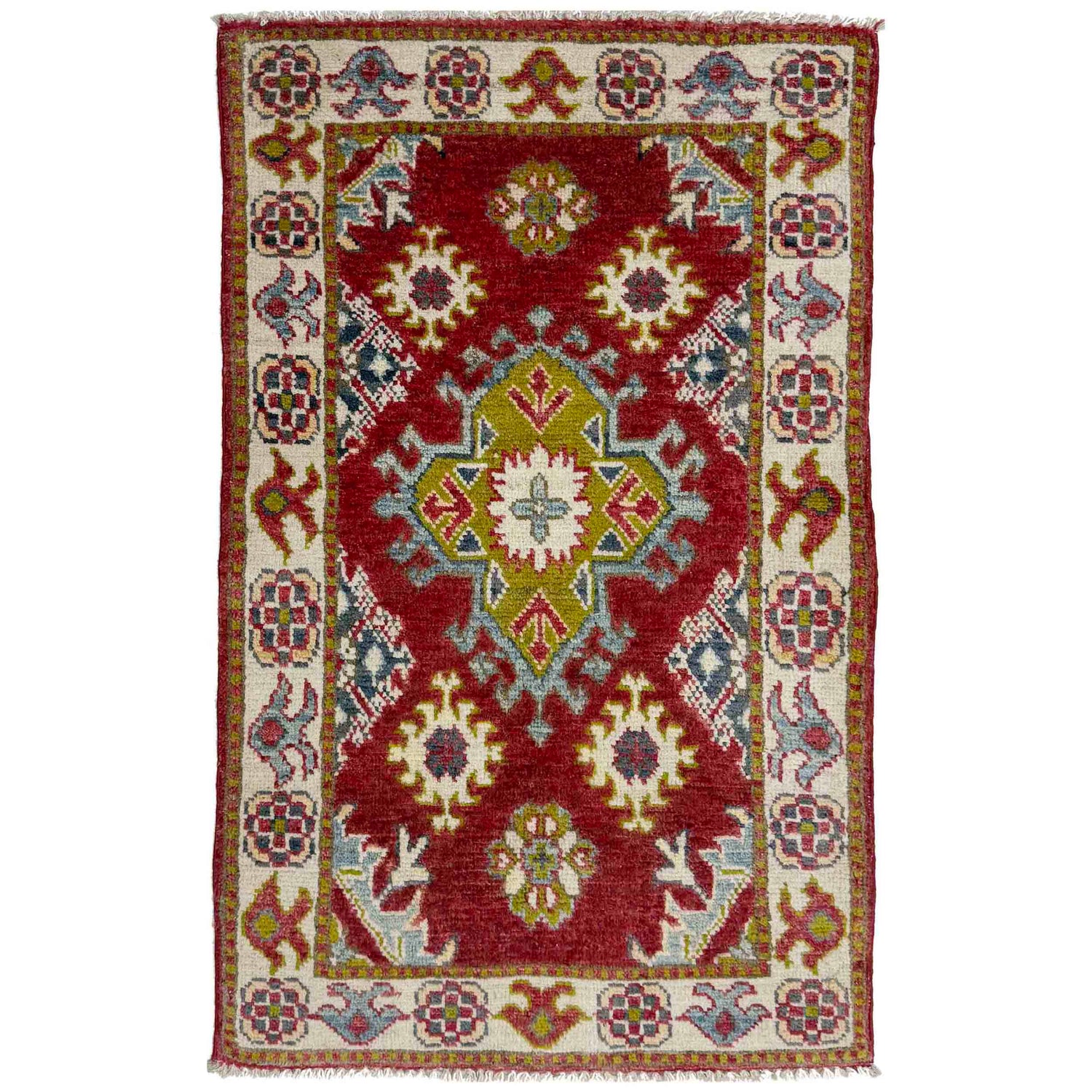 Oriental Kazak Rug 2' 0" x 3' 4" (ft) - No. R37672