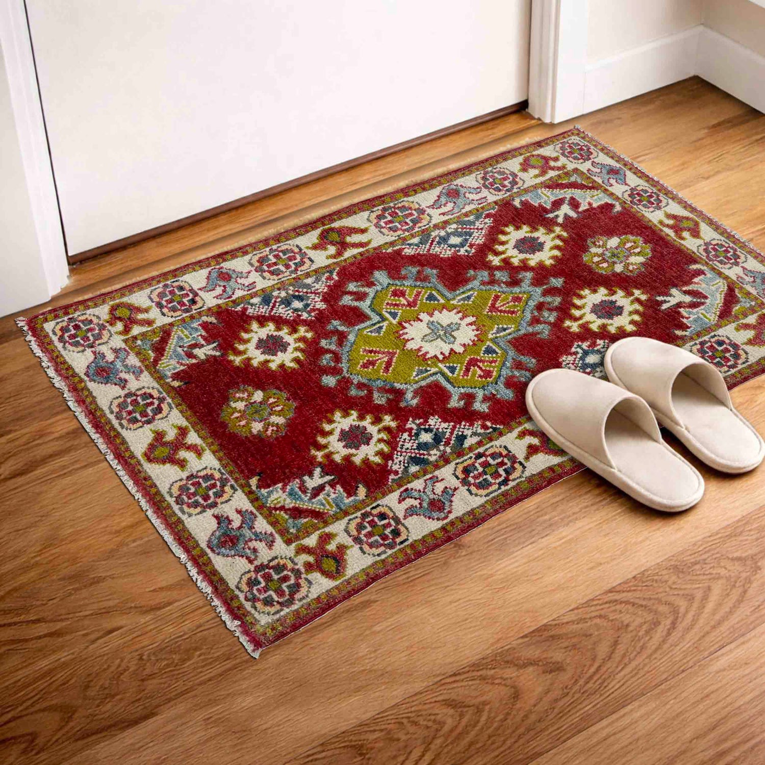 Oriental Kazak Rug 2' 0" x 3' 4" (ft) - No. R37672