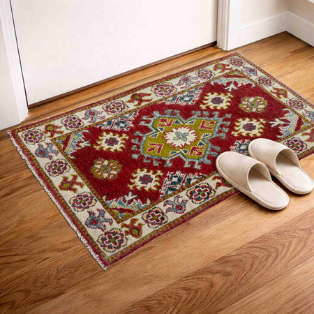 Oriental Kazak Rug 2' 0" x 3' 4" (ft) - No. R37672