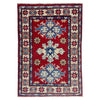 Red Color Kazak Rug 1' 11" x 2' 11" (ft) - No. R37674