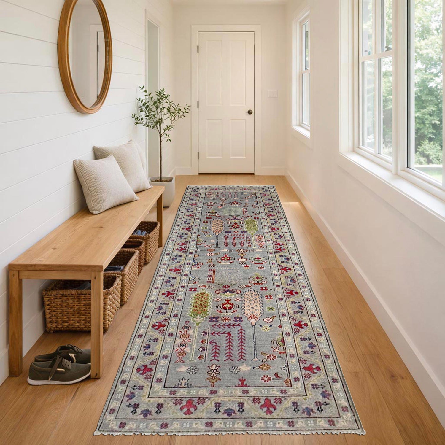 Oriental Kazak Runner 2' 9" x 9' 9" (ft) - No. R37676