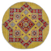 Hand Knotted Kazak Round Carpet for Home 3' 2" x 3' 3" (ft) - No. R37677