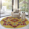 Handmade Kazak Round Carpet 3' 2" x 3' 3" (ft) - No. R37678