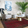 Red Color Baluchi Rug 2' 10" x 4' 4" (ft) - No. R37680