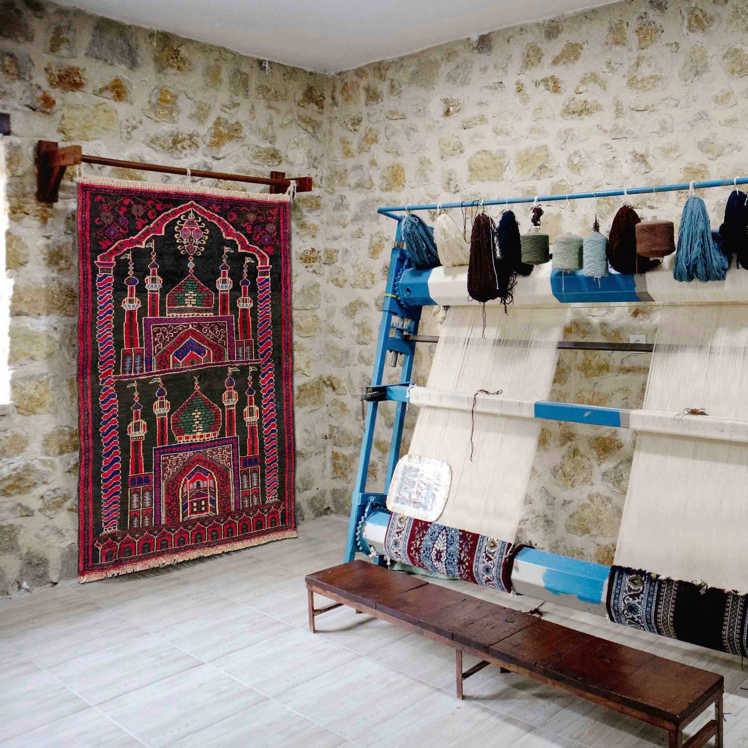 Handmade Prayer Rug 2' 6" x 3' 9" (ft) - No. R37681