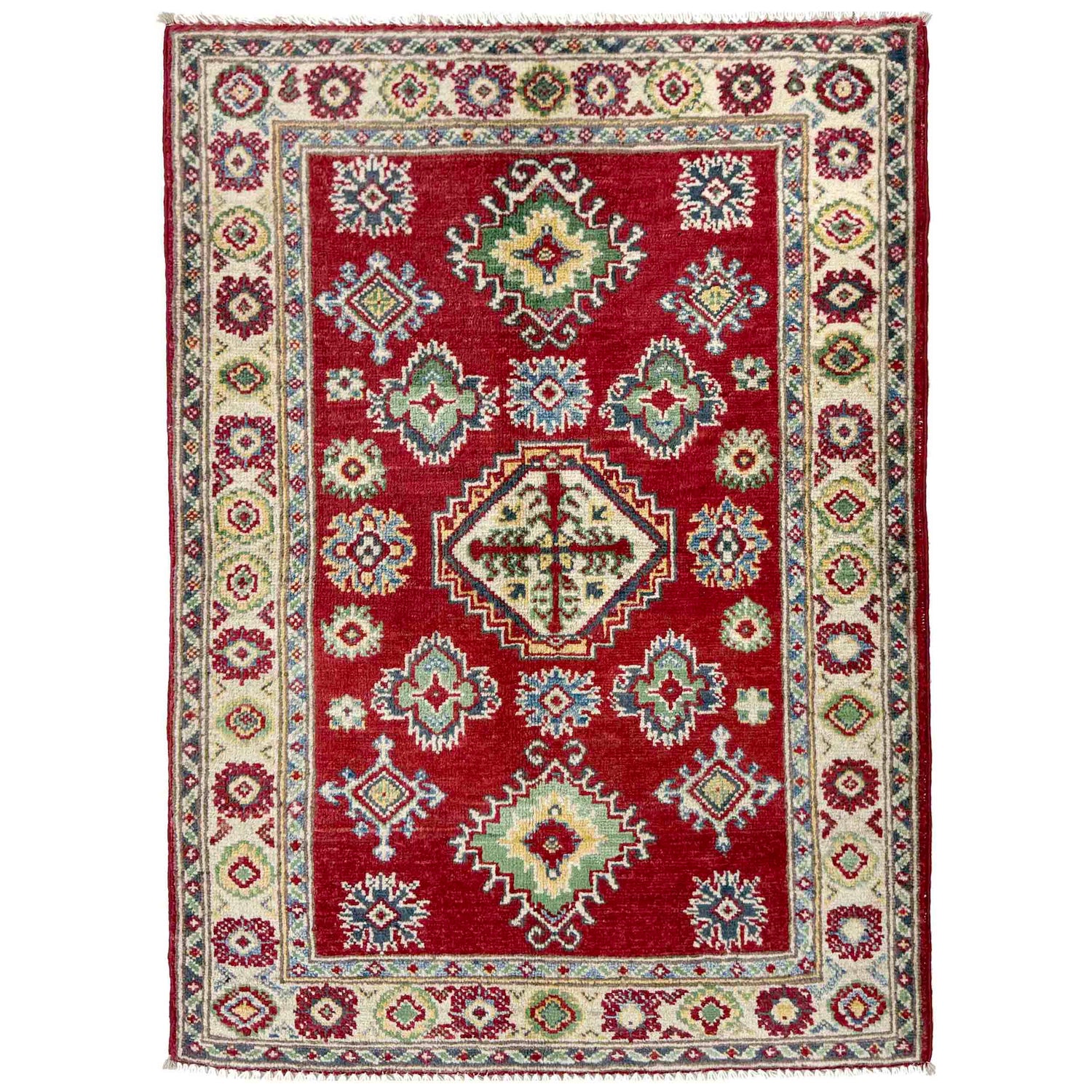 Oriental Kazak Rug 2' 7" x 3' 9" (ft) - No. R37704