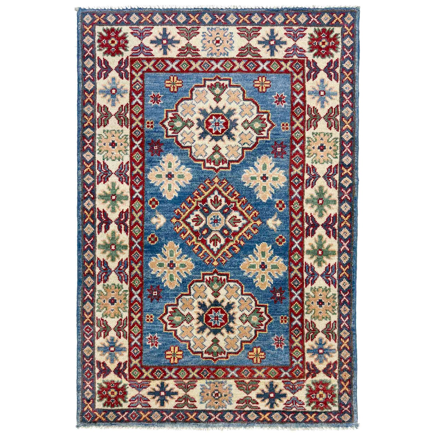 Hand Knotted Kazak Rug 2' 8" x 4' 0" (ft) - No. R37705