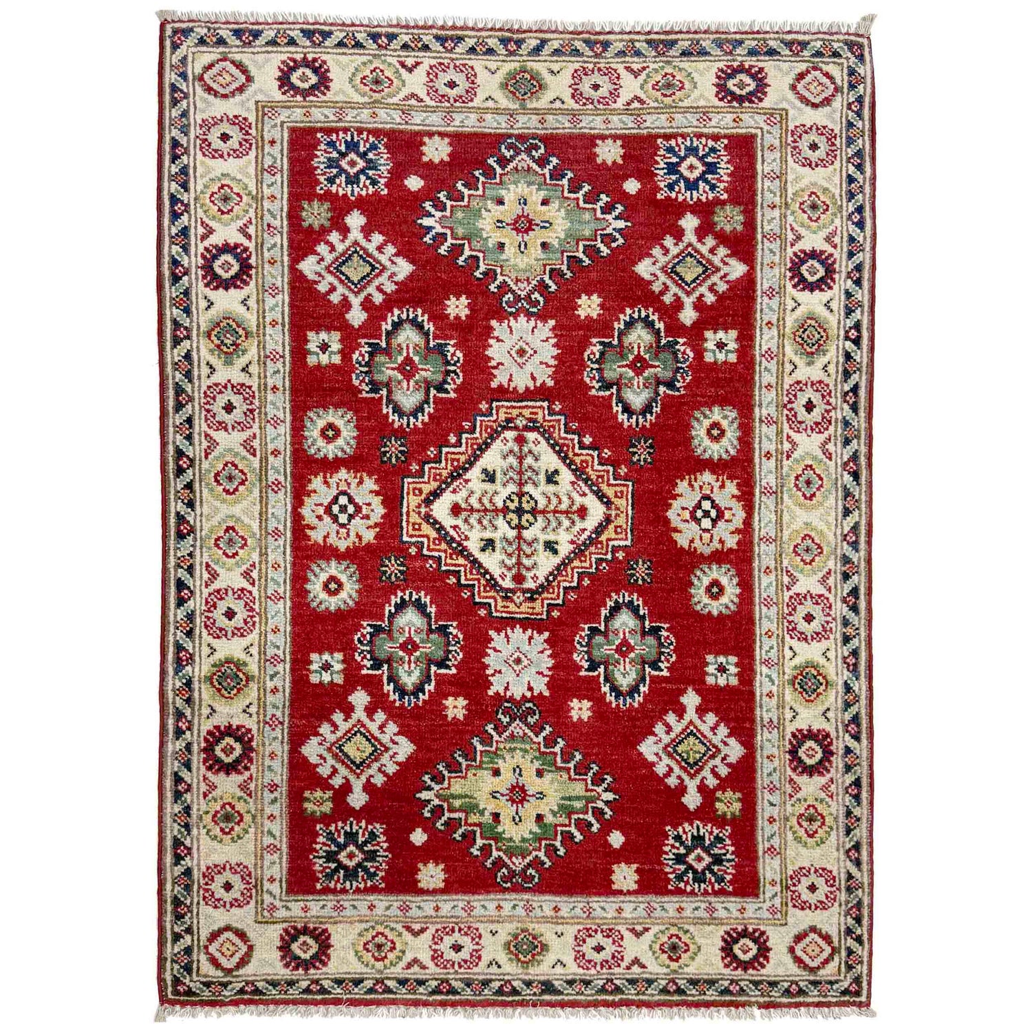 Oriental Kazak Rug 2' 9" x 3' 11" (ft) - No. R37711