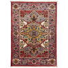 Hand Knotted Persian Design Heriz Rug 2' 9" x 4' 1" (ft) - No. R37717