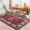 Red Color Kazak Rug 2' 7" x 4' 1" (ft) - No. R37723