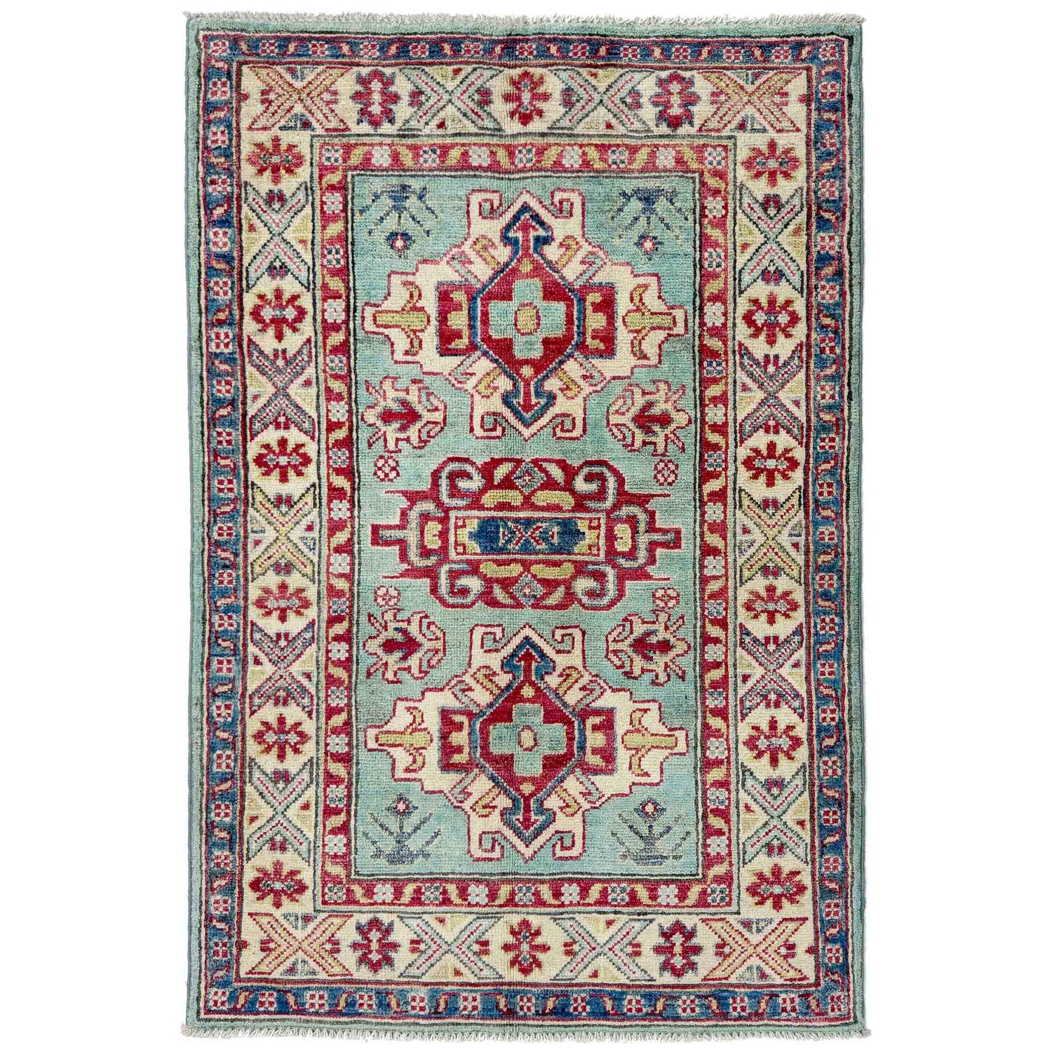 Oriental Kazak Rug 2' 7" x 4' 1" (ft) - No. R37725