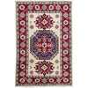 Ivory Color Kazak Rug 2' 8" x 4' 2" (ft) - No. R37726