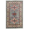 Hand Knotted Kazak Rug 2' 8" x 4' 5" (ft) - No. R37727