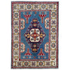 Hand Knotted Kazak Rug 3' 3" x 4' 9" (ft)- No. R37738