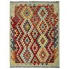 Handmade Vegetable Kilim 3' 3" x 4' 8" (ft) - No. R37795