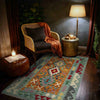 Handmade Vegetable Kilim 2' 7" x 4' 5" (ft) - No. R37810