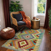 Handmade Vegetable Kelim 2' 5" x 3' 10" (ft) - No. R37811