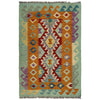 Handmade Vegetable Kilim 2' 7" x 4' 2" (ft) - No. R37812