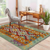 Handmade Vegetable Kilim 2' 7" x 4' 2" (ft) - No. R37812