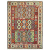 Handmade Vegetable Kilim 6' 8" x 9' 9" (ft) - No. R37816