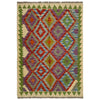 Handmade Vegetable Kilim 3' 3" x 4' 9" (ft) - No. R37868
