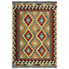 Handmade Vegetable Kelim 3' 3" x 5' 1" (ft) - No. R37876