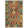 Handmade Vegetable Kelim 3' 3" x 5' 5" (ft) - No. R37884