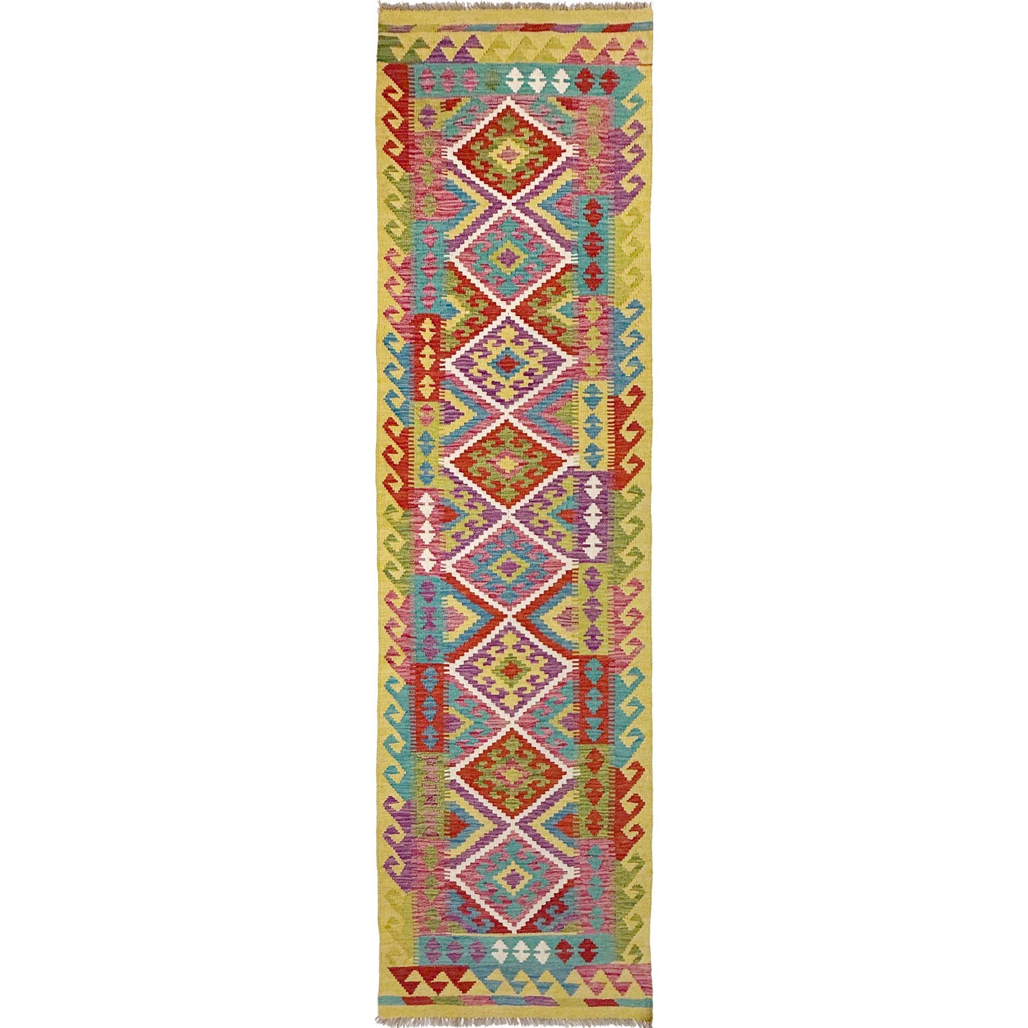 Vegetable Kilim Runner 2' 7" x 9' 9" (ft) - No. R37889