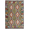 Handmade Vegetable Kelim 3' 5" x 5' 1" (ft) - No. R37897