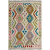 Handmade Vegetable Kelim 3' 3" x 4' 10" (ft) - No. R37899