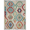 Handmade Vegetable Kelim 3' 5" x 5' 1" (ft) - No. R37909