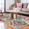 Handmade Vegetable Kelim 3' 5" x 5' 1" (ft) - No. R37909