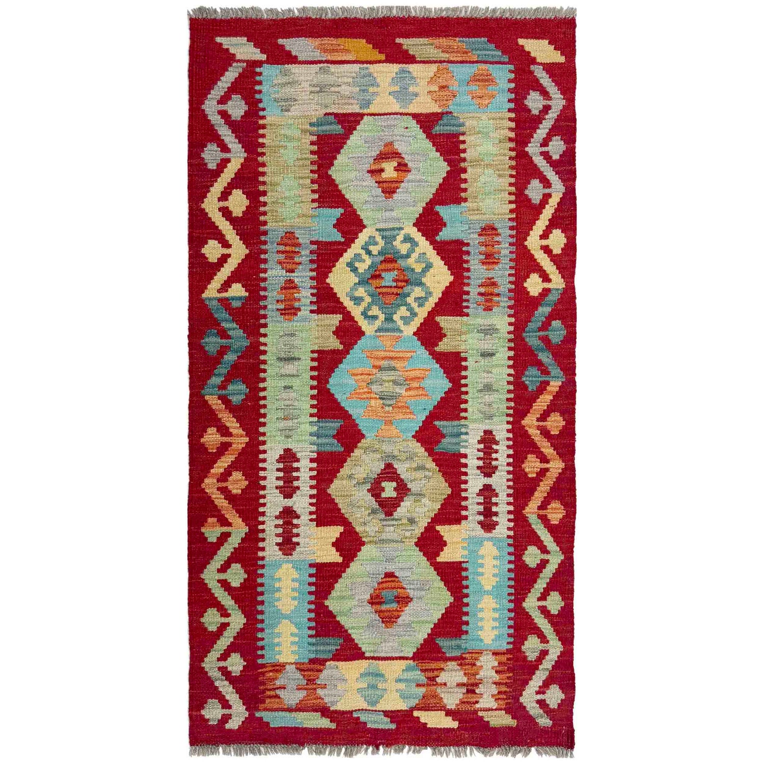 Handmade Vegetable Kelim 2' 6" x 4' 9" (ft) - No. R37919