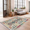 Handmade Vegetable Kilim 2' 8" x 4' 1" (ft) - No. R37921